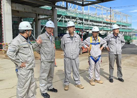 周鴻到湛江一體化項目調(diào)研指導(dǎo)工作