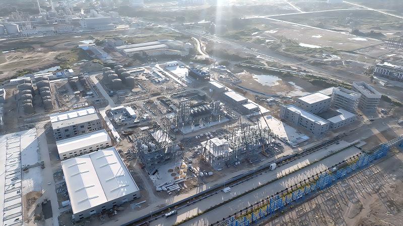 廣東領創年產98萬噸綠色化工新材料項目全廠一期安裝工程