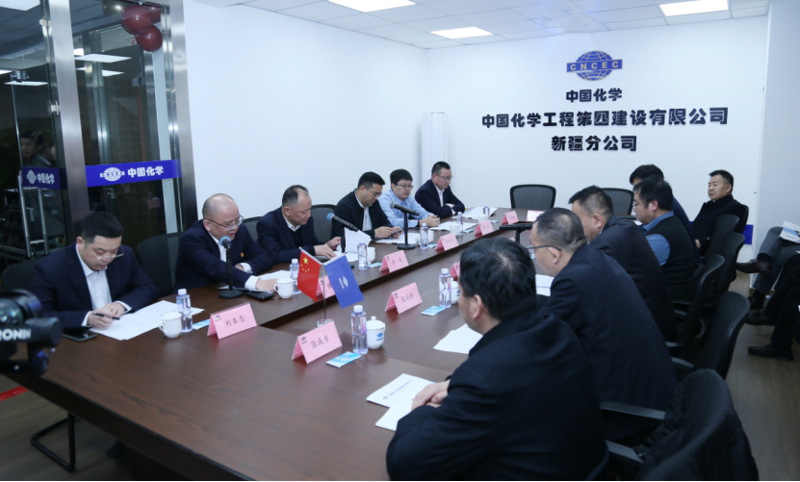 中國(guó)化學(xué)工程四化建新疆分公司舉行揭牌儀式暨高質(zhì)量發(fā)展研討會(huì)